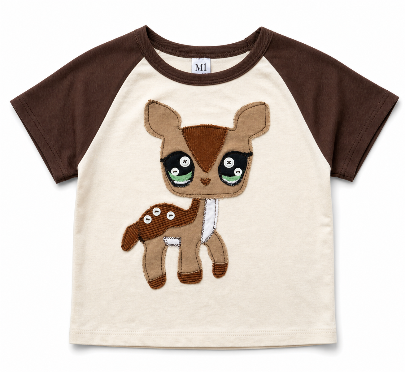 Patchwork Deer Tee