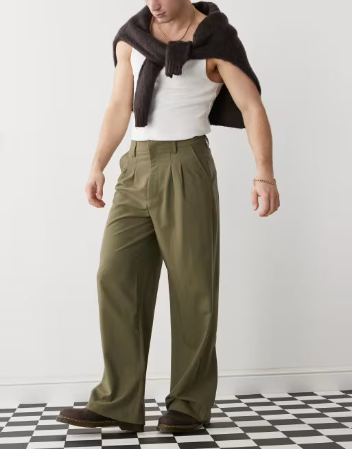 Tailored Relaxed Trousers