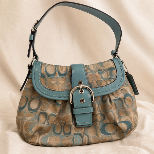Soho Teal Hobo Bag