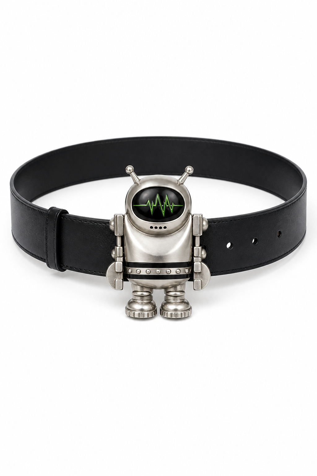 Robot Buckle Vintage Belt