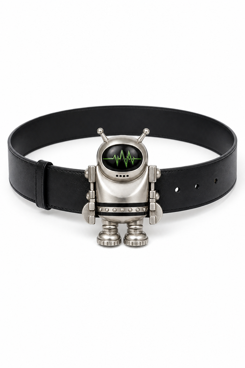 Robot Buckle Vintage Belt