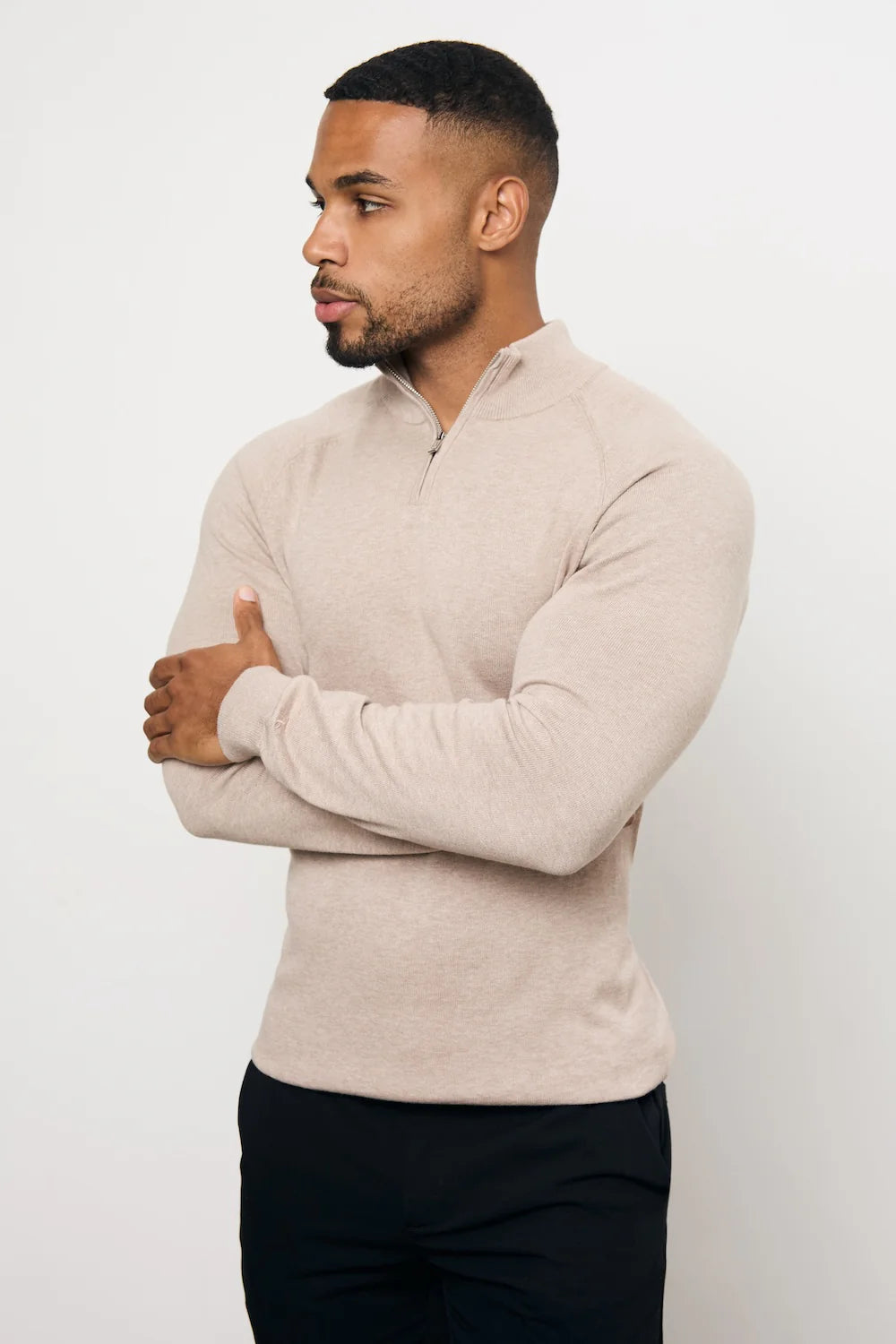 Structured Zip Knit / Sweater